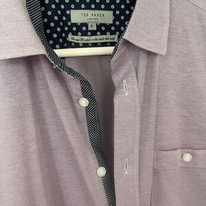 Ted Baker Men's Lavender Button Down Shirt